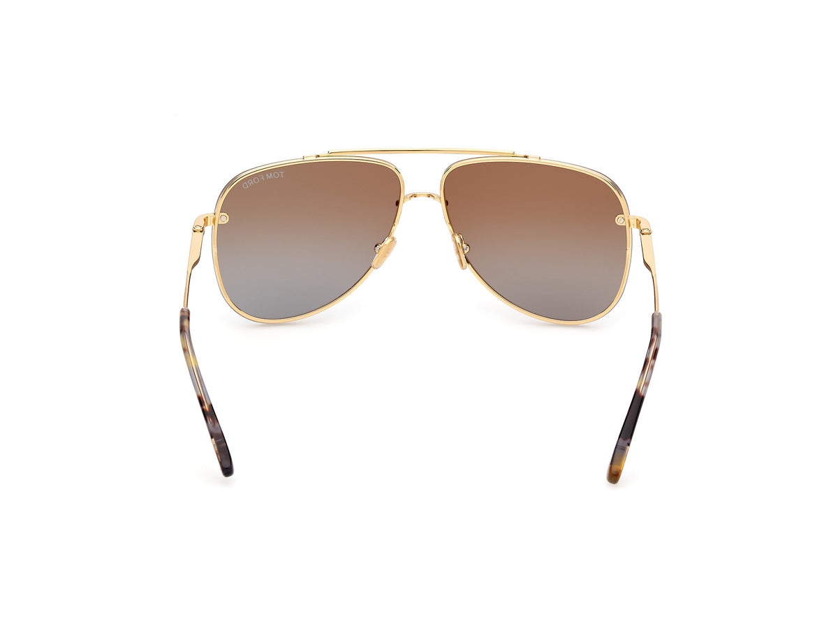 TOM FORD FT1071 62 30F Shiny Deep Gold/ Gradient Brown