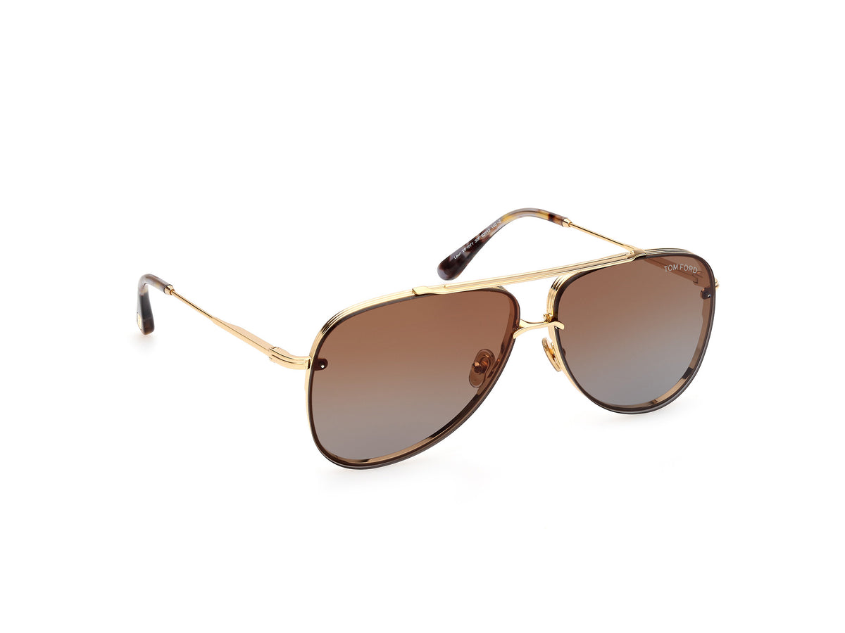 TOM FORD FT1071 62 30F Shiny Deep Gold/ Gradient Brown