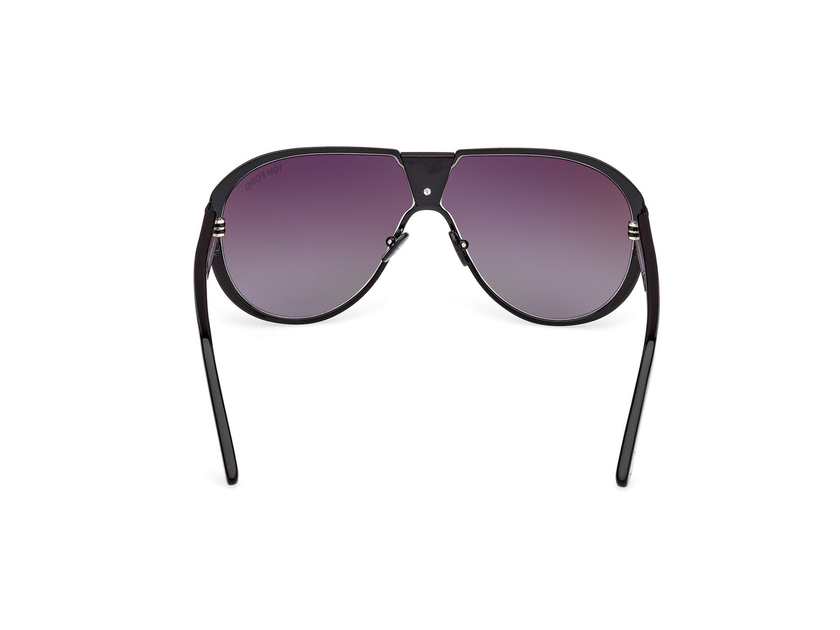 TOM FORD FT1072 64 01B Shiny Black/ Gradient Smoke