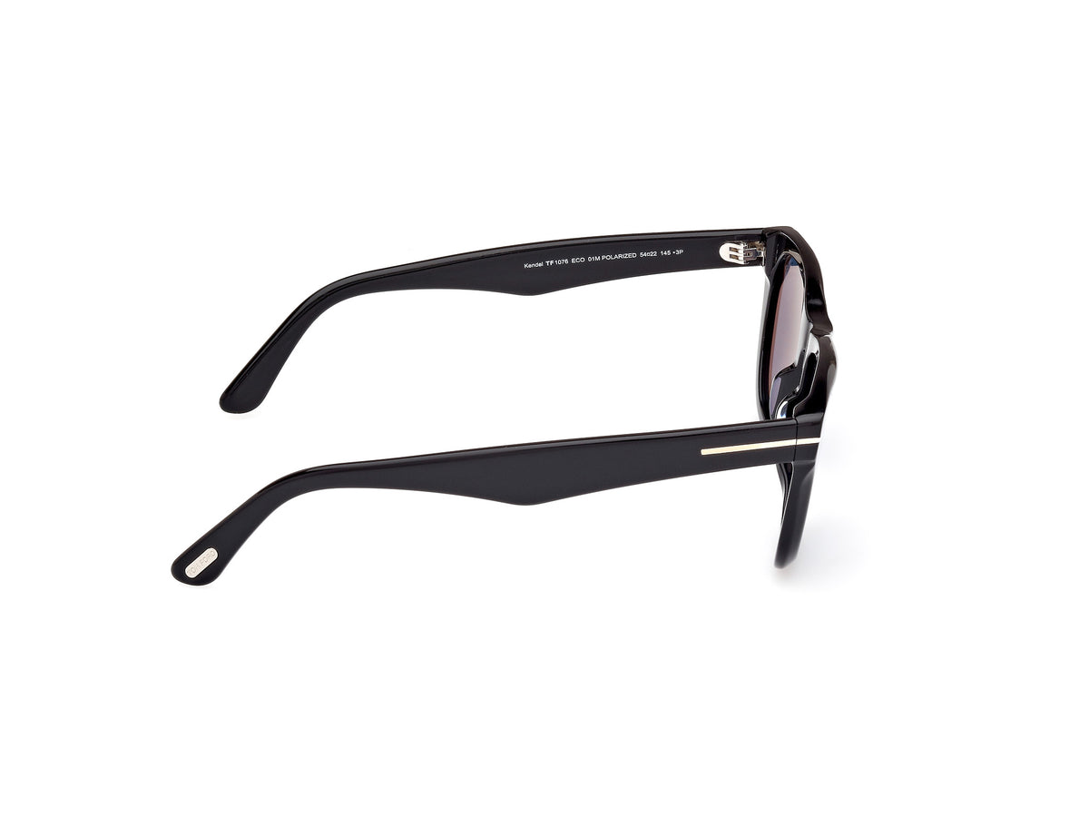 TOM FORD FT1076 54 01M Shiny Black
Blue Polarized