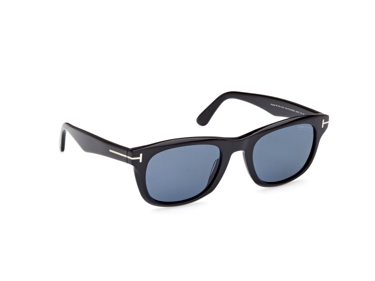 TOM FORD FT1076 54 01M Shiny Black
Blue Polarized