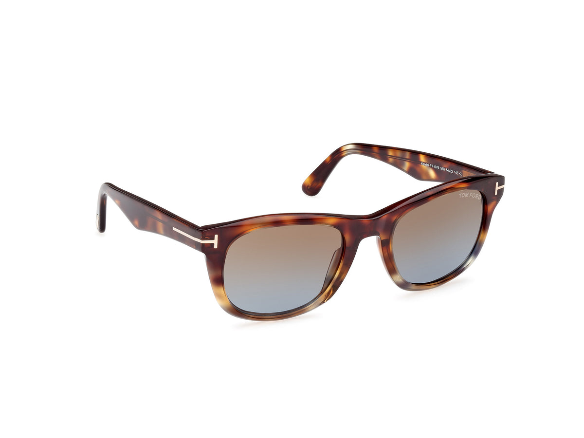 TOM FORD FT1076 54 56B Havana/ Gradient Smoke