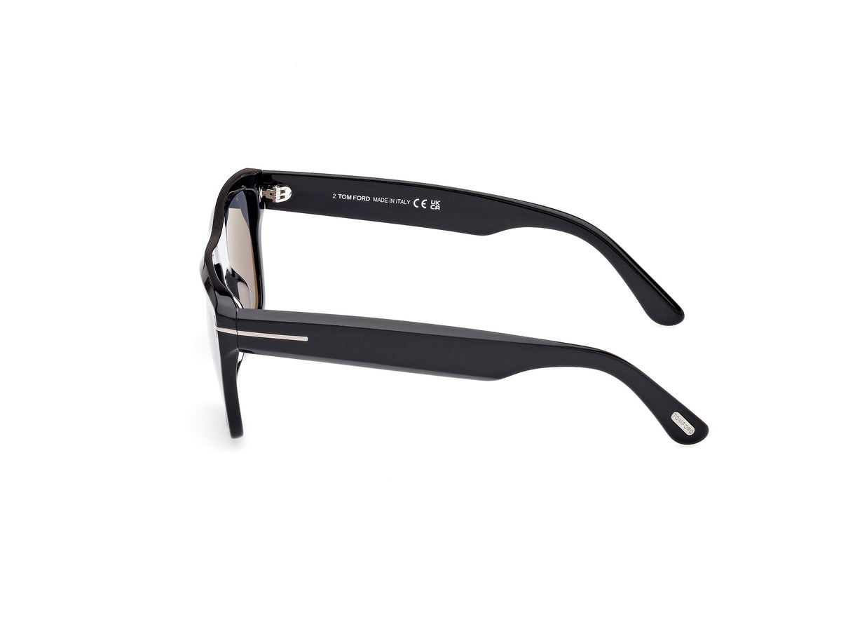 TOM FORD FT1077-N 55 01D Shiny Black
Smoke Polarized