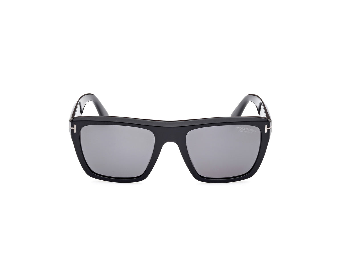 TOM FORD FT1077-N 55 01D Shiny Black
Smoke Polarized