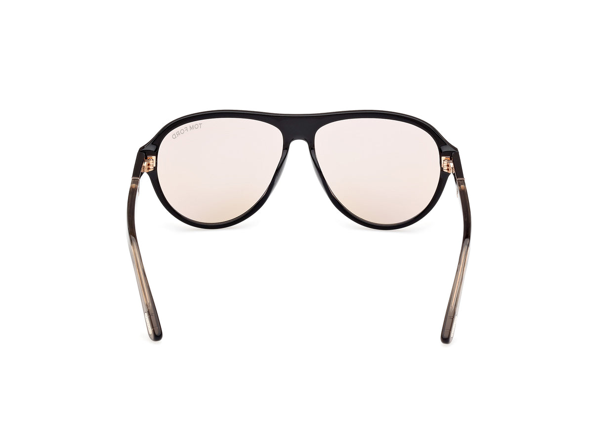 TOM FORD FT1080 59 01E Shiny Black/ Brown