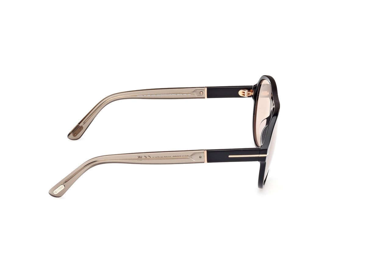 TOM FORD FT1080 59 01E Shiny Black/ Brown