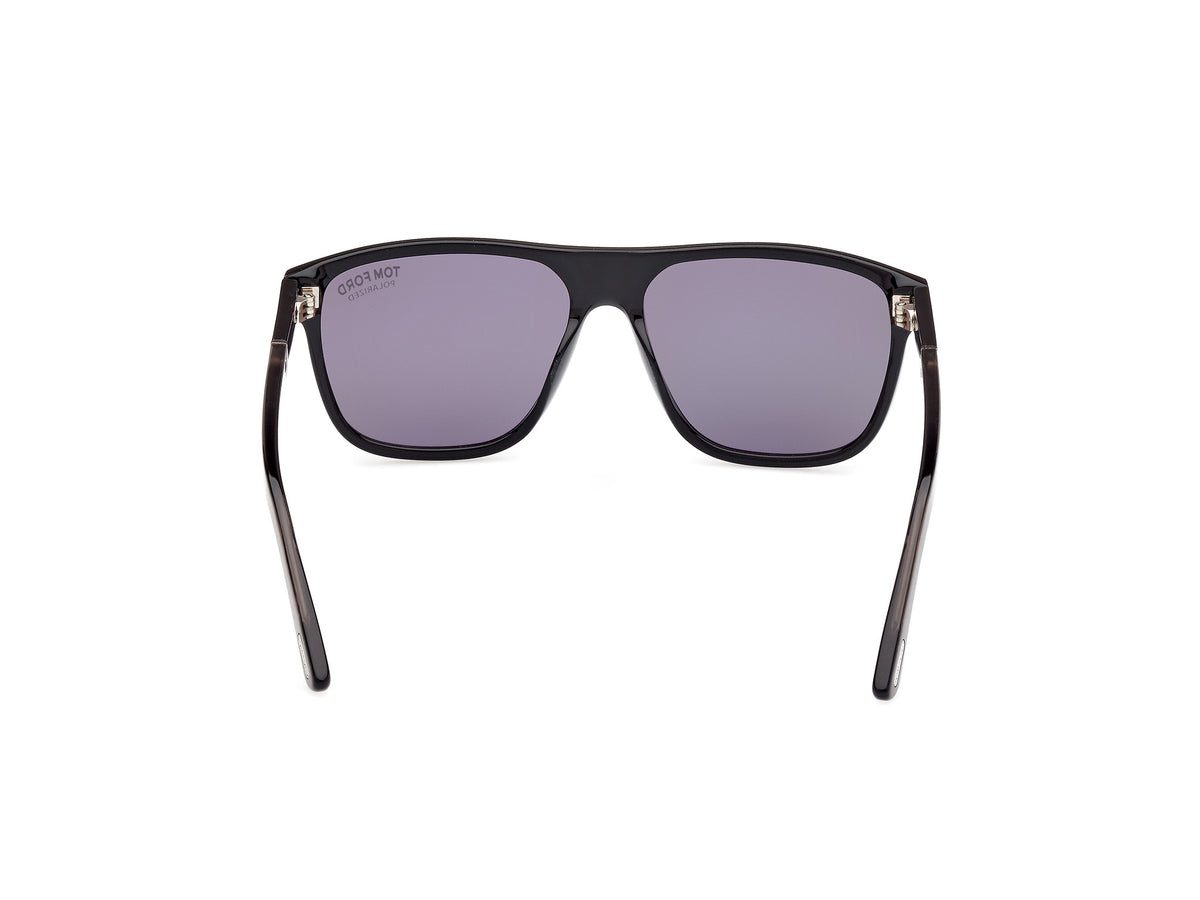 TOM FORD FT1081-N 58 01D Shiny Black
Smoke Polarized