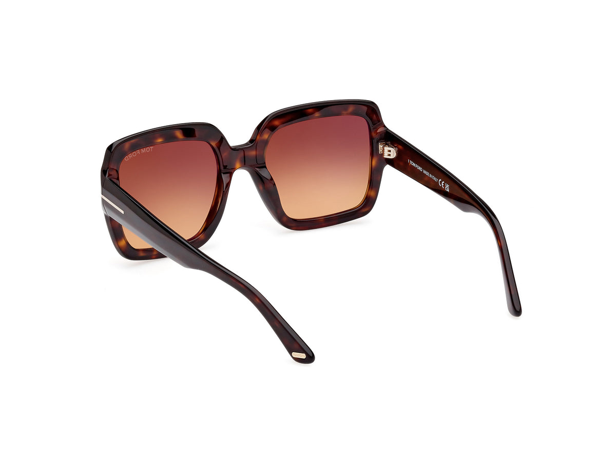 TOM FORD FT1082 54 52F Dark Havana/ Gradient Brown