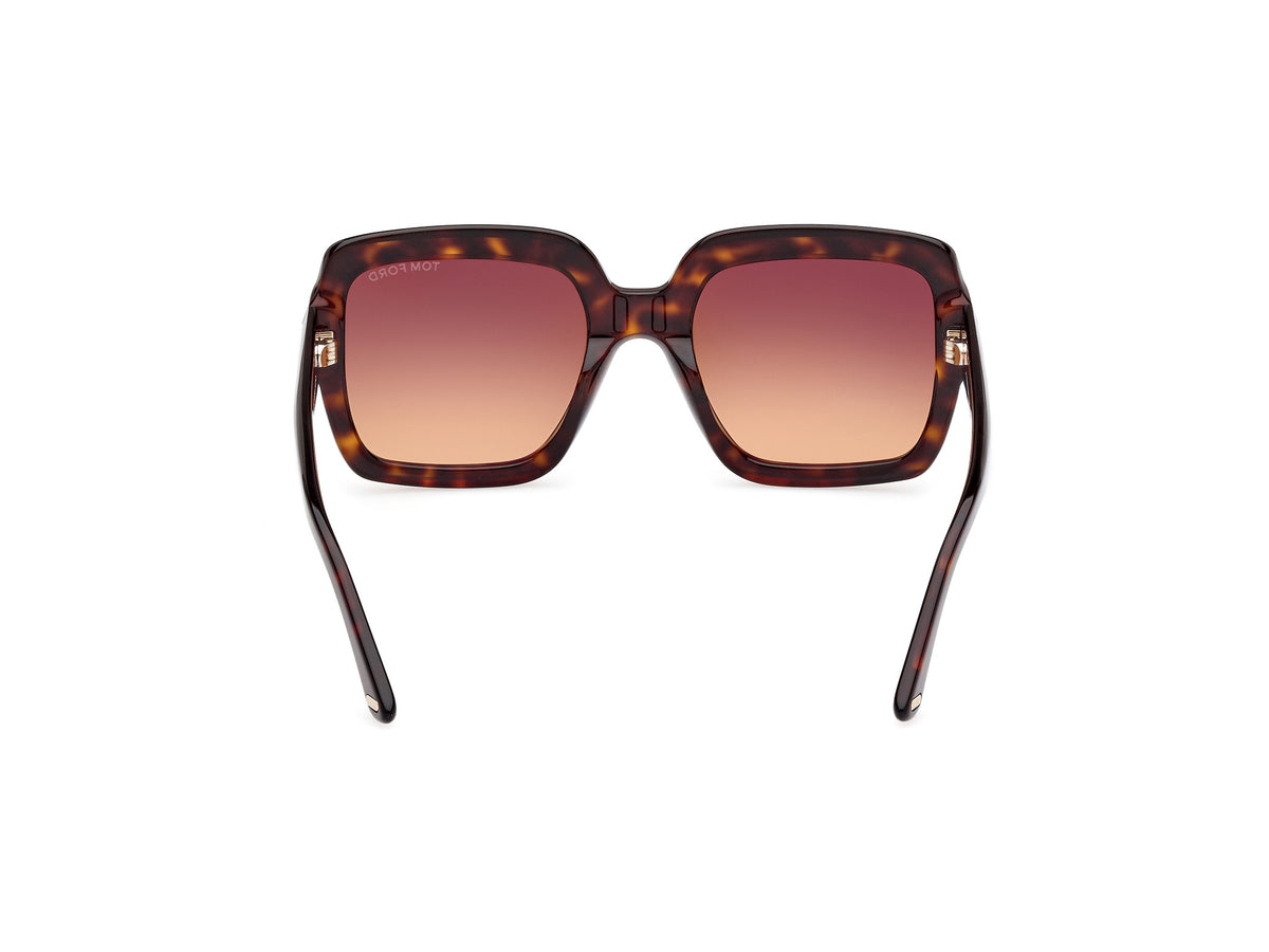 TOM FORD FT1082 54 52F Dark Havana/ Gradient Brown