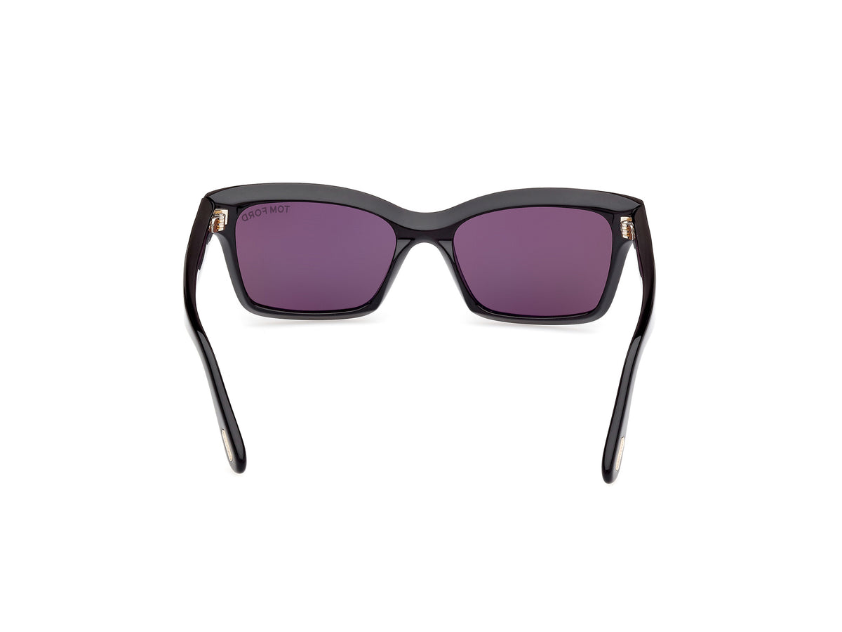 TOM FORD FT1085 54 01A Shiny Black/ Smoke