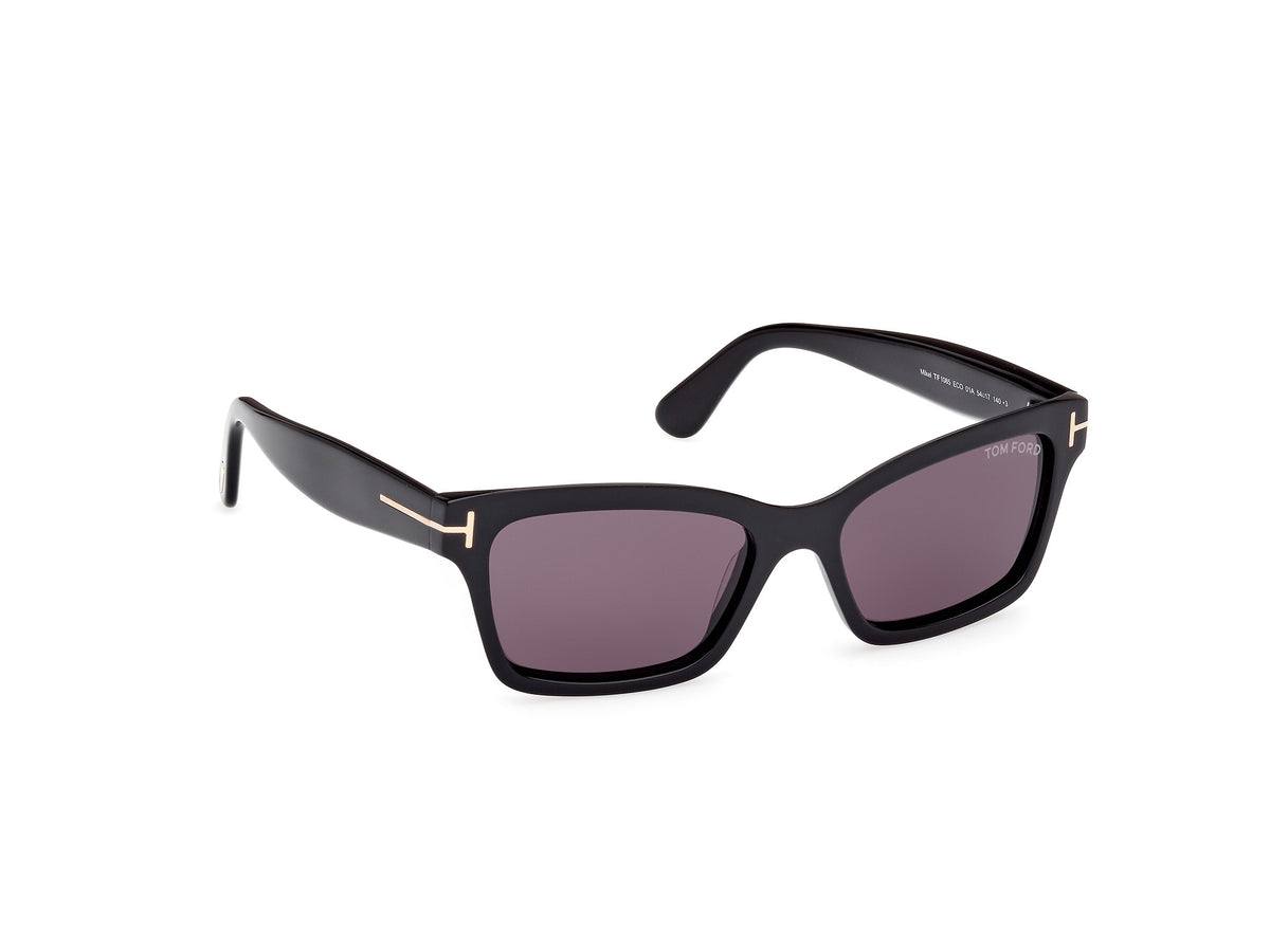 TOM FORD FT1085 54 01A Shiny Black/ Smoke