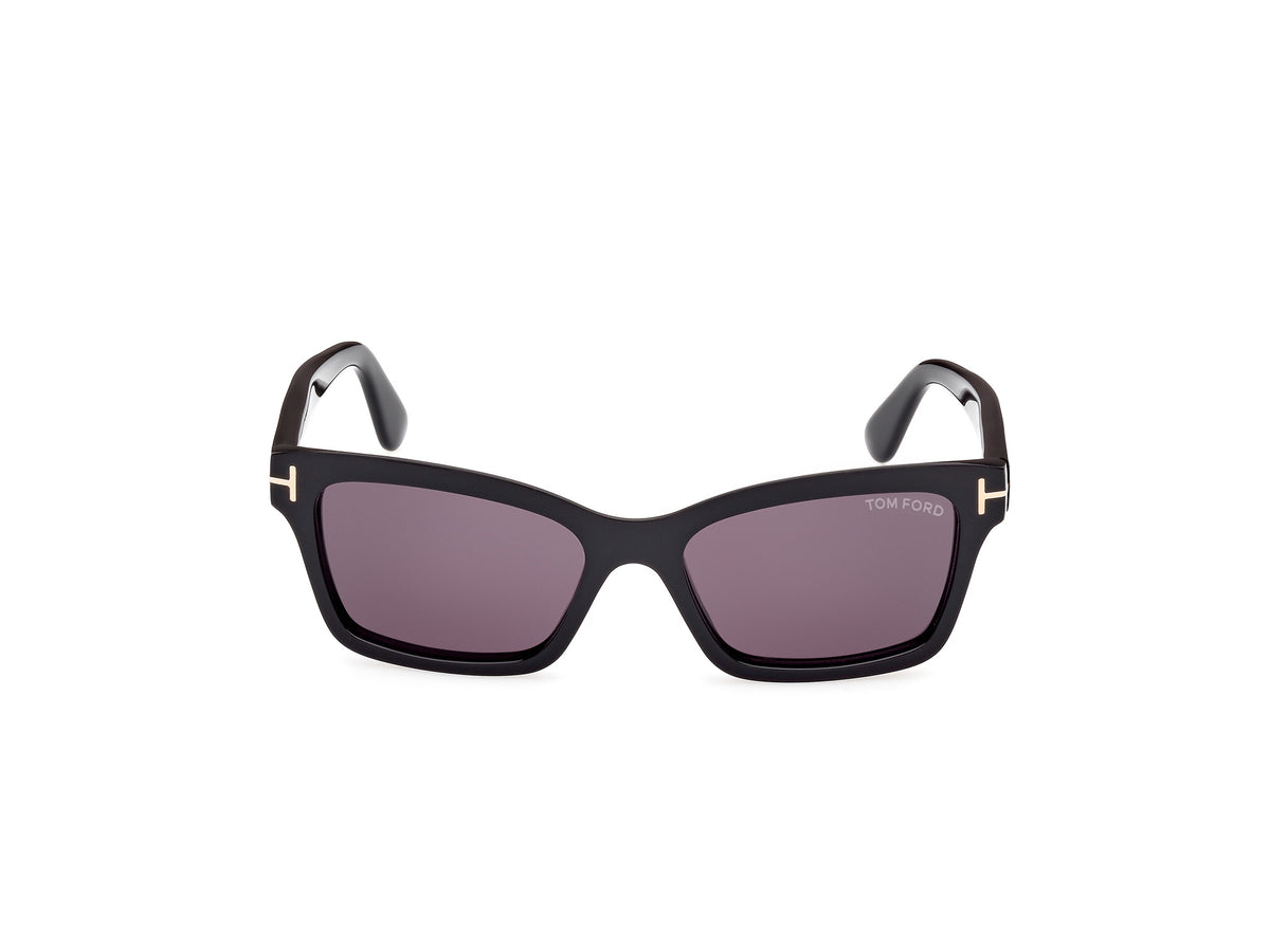 TOM FORD FT1085 54 01A Shiny Black/ Smoke