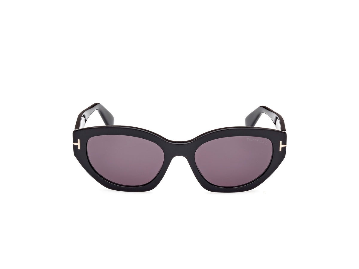 TOM FORD FT1086 55 01A Shiny Black/ Smoke