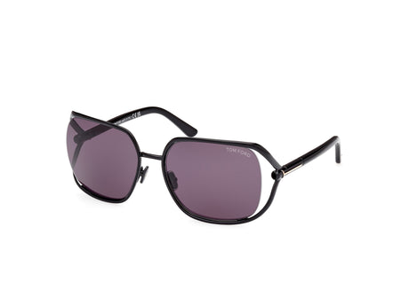 Tom Ford FT109201A60 shiny black  / smoke