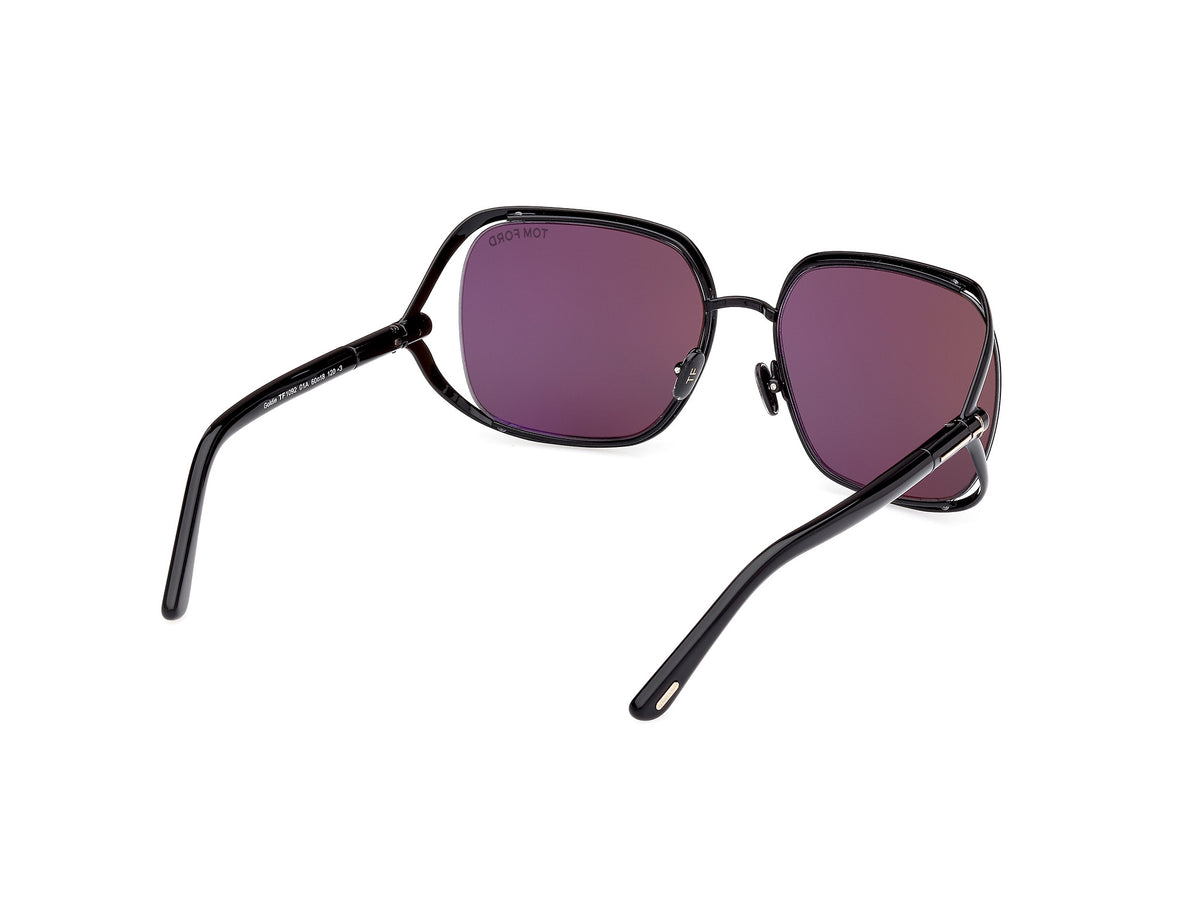 Tom Ford FT109201A60 shiny black  / smoke