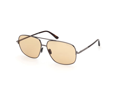 Tom Ford FT1096 08E 62 Shiny Gunmetal  / Brown - Blue Star Eyewear