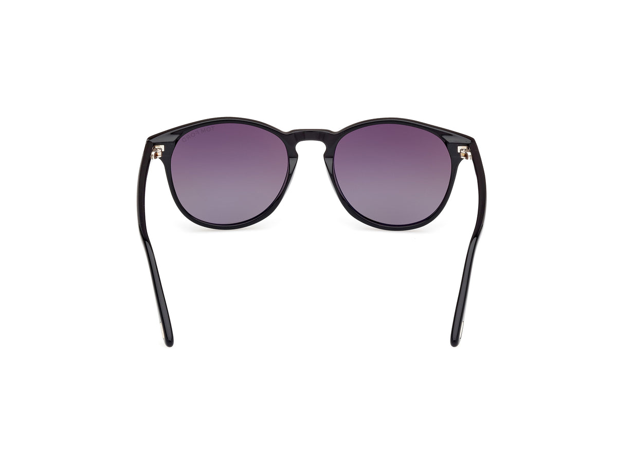 Tom Ford FT10975301B Shiny Black  / Gradient Smoke - Blue Star Eyewear