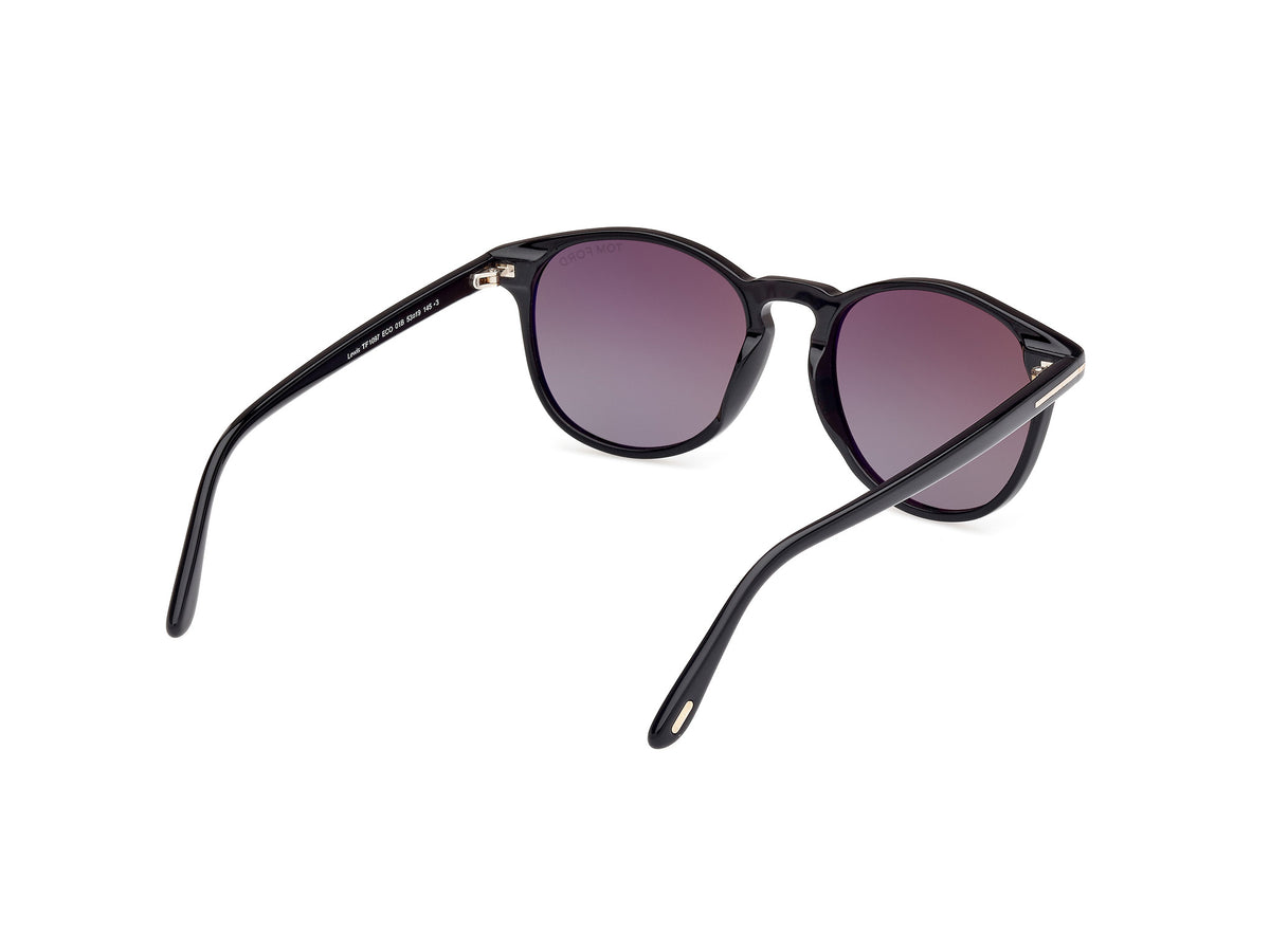 Tom Ford FT10975301B Shiny Black  / Gradient Smoke - Blue Star Eyewear