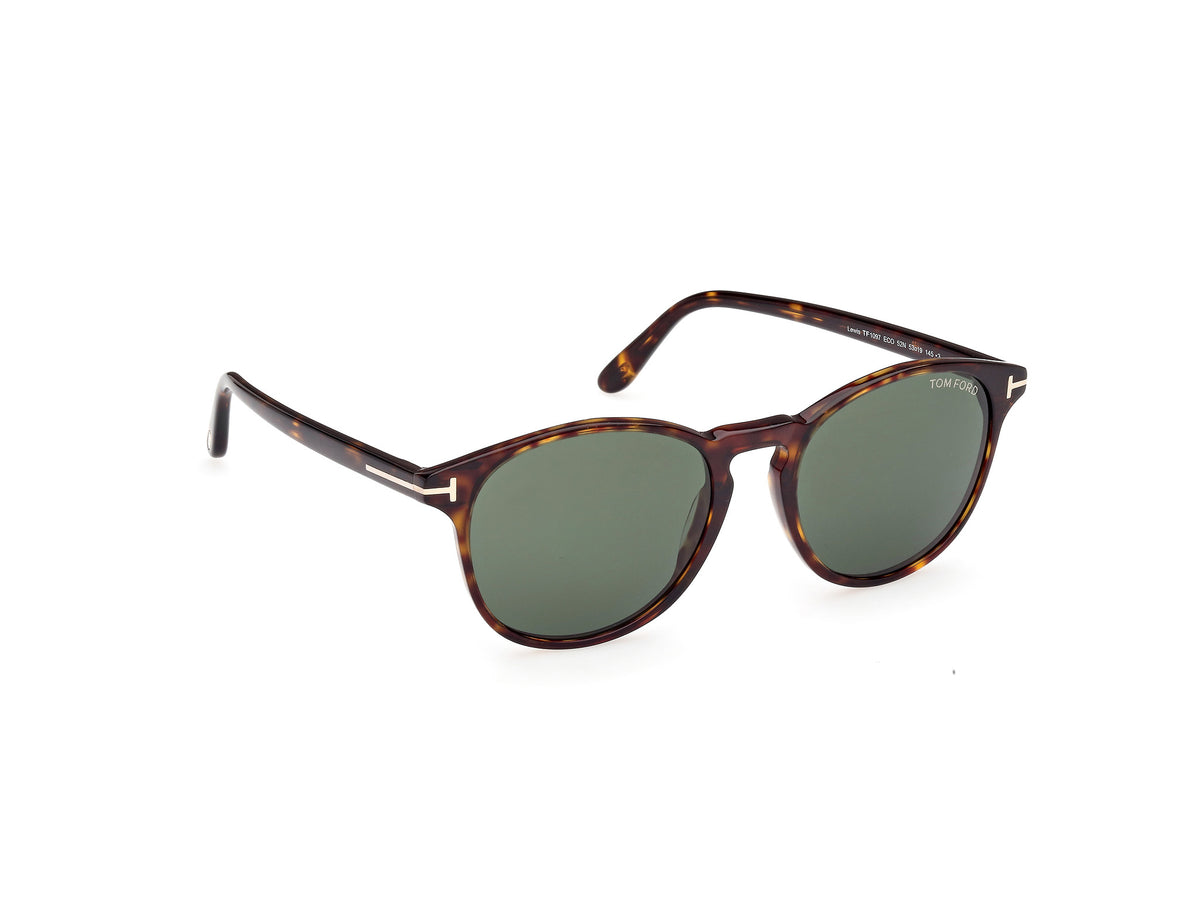 Tom Ford FT10975352N Dark Havana / Green - Blue Star Eyewear