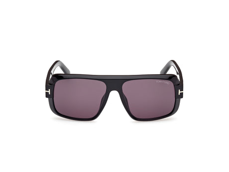 Tom Ford FT110101A58 shiny black  / smoke