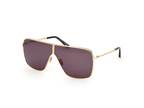 Tom Ford FT11596830A Shiny Deep Gold / Smoke - Blue Star Eyewear