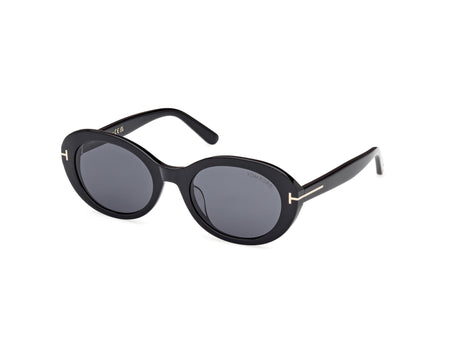 Tom Ford FT1172-K 01A 54 Shiny Black  / Smoke - Blue Star Eyewear