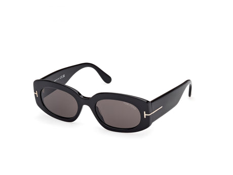 Tom Ford FT11875201A Shiny Black  / Smoke - Blue Star Eyewear