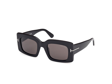 Tom Ford FT11885001A Shiny Black  / Smoke - Blue Star Eyewear