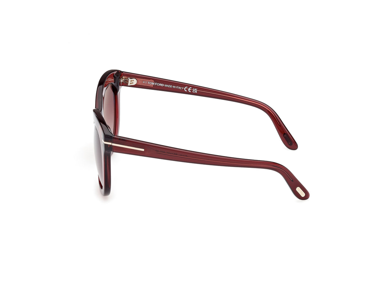 Tom Ford FT11895369T Shiny Bordeaux / Gradient Bordeaux - Blue Star Eyewear