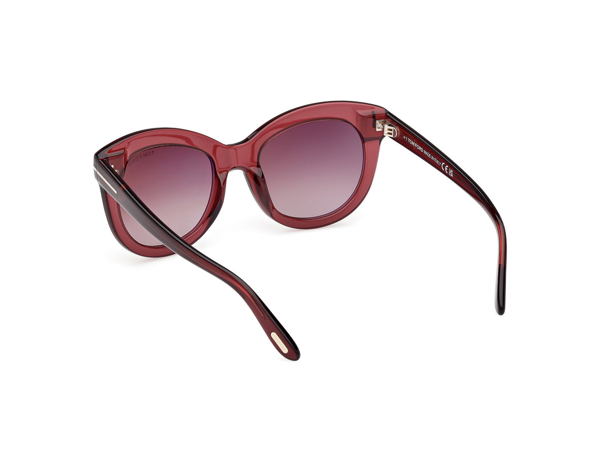 Tom Ford FT11895369T Shiny Bordeaux / Gradient Bordeaux - Blue Star Eyewear