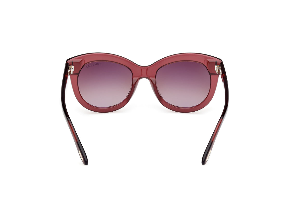 Tom Ford FT11895369T Shiny Bordeaux / Gradient Bordeaux - Blue Star Eyewear