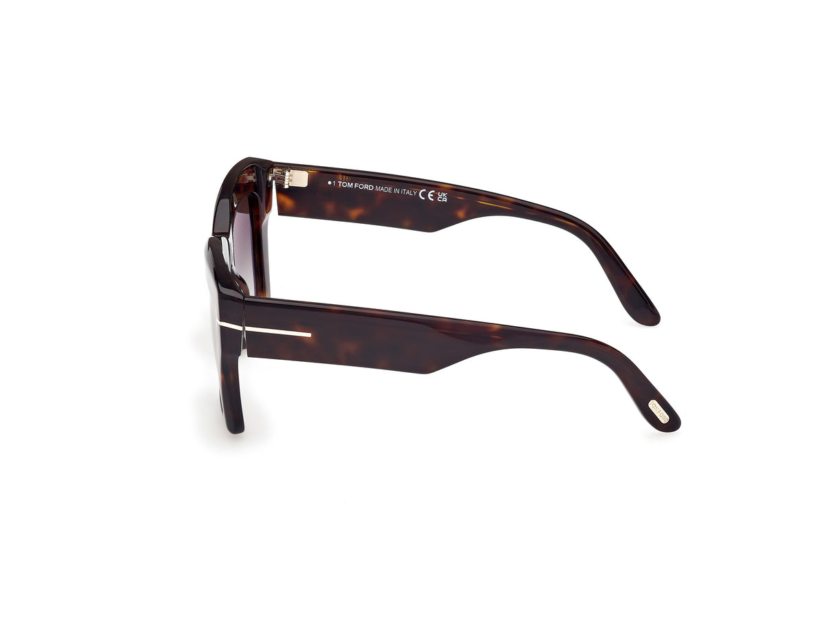 Tom Ford FT11915252B Dark Havana / Gradient Smoke - Blue Star Eyewear