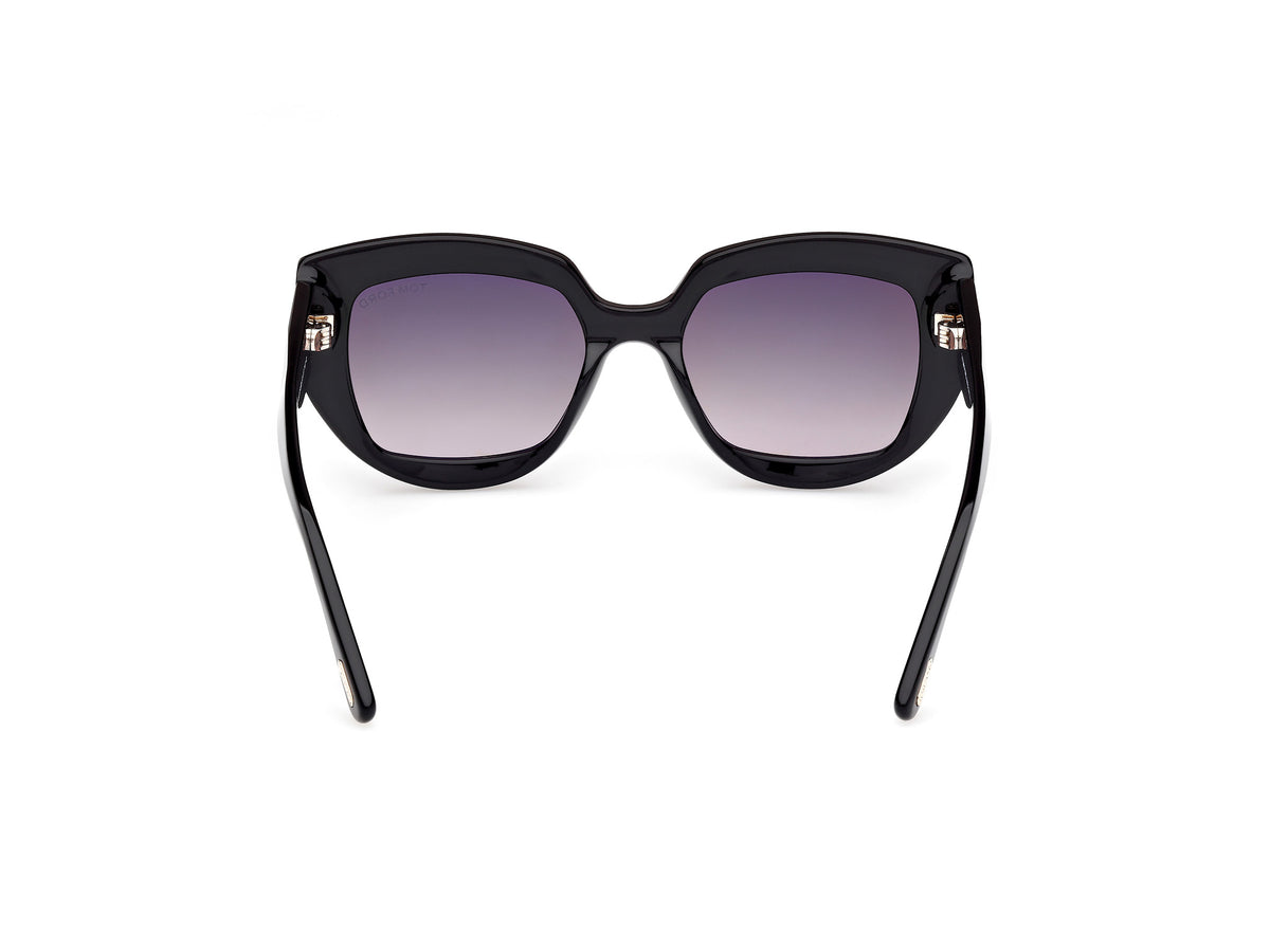 Tom Ford FT11925301B Shiny Black  / Gradient Smoke - Blue Star Eyewear