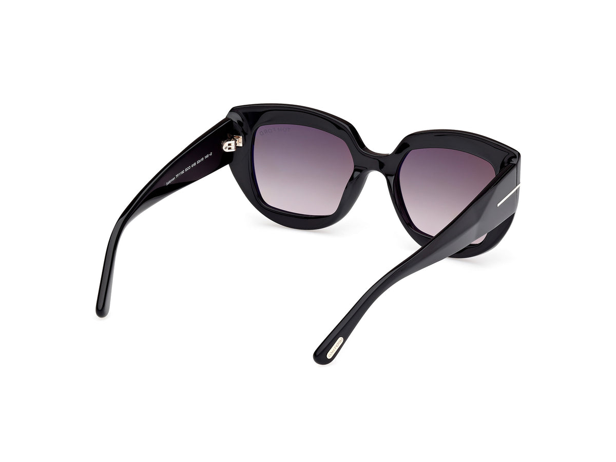 Tom Ford FT11925301B Shiny Black  / Gradient Smoke - Blue Star Eyewear