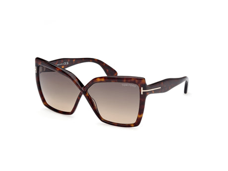 Tom Ford FT1195 52B 63 Dark Havana / Gradient Smoke - Blue Star Eyewear
