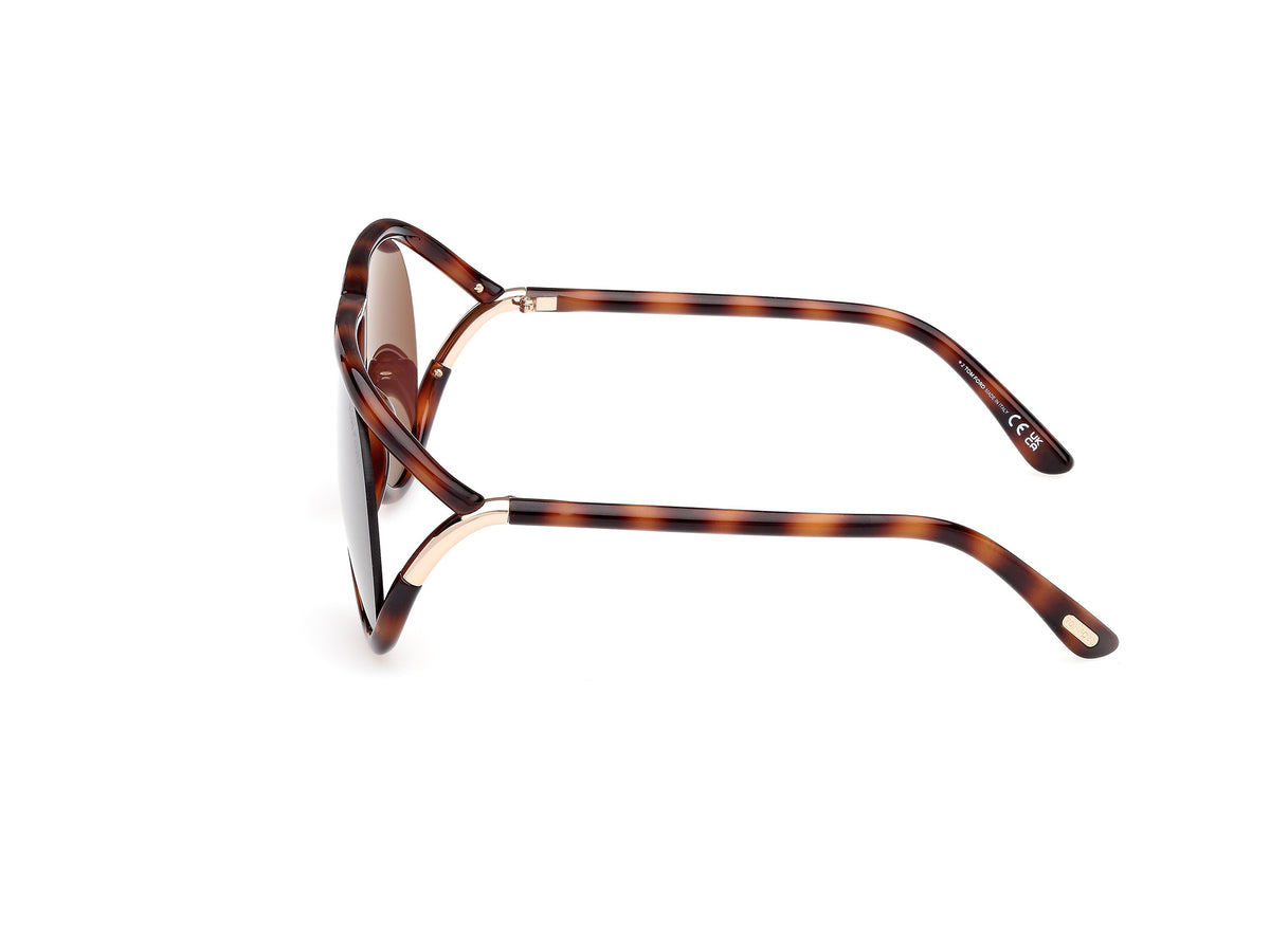Tom Ford FT1197 65 53E Blonde Havana / Brown - Blue Star Eyewear