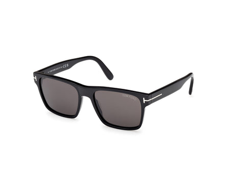 Tom Ford FT12055501A Shiny Black  / Smoke - Blue Star Eyewear