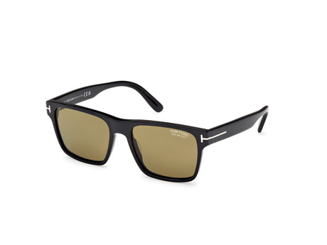 Tom Ford FT12055501H Shiny Black  / Brown Polarized - Blue Star Eyewear