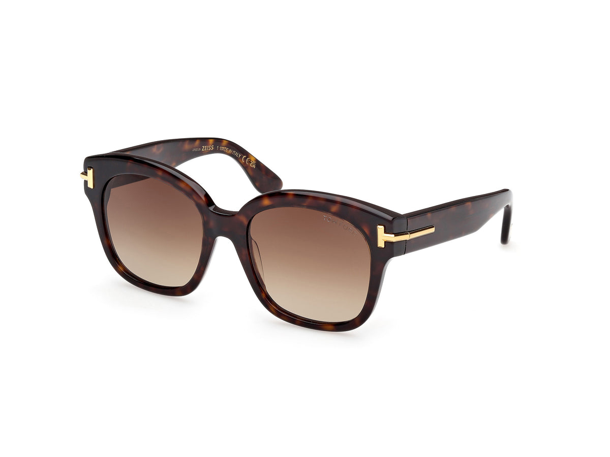 Tom Ford FT123552F55 dark havana / gradient brown