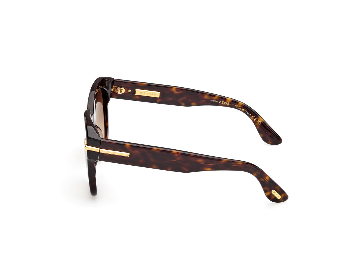 Tom Ford FT123552F55 dark havana / gradient brown