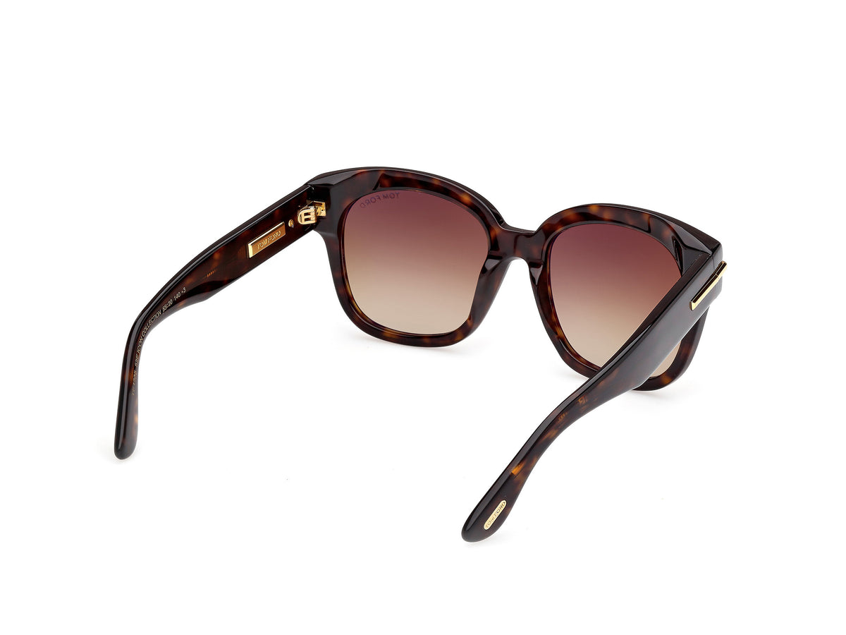 Tom Ford FT123552F55 dark havana / gradient brown