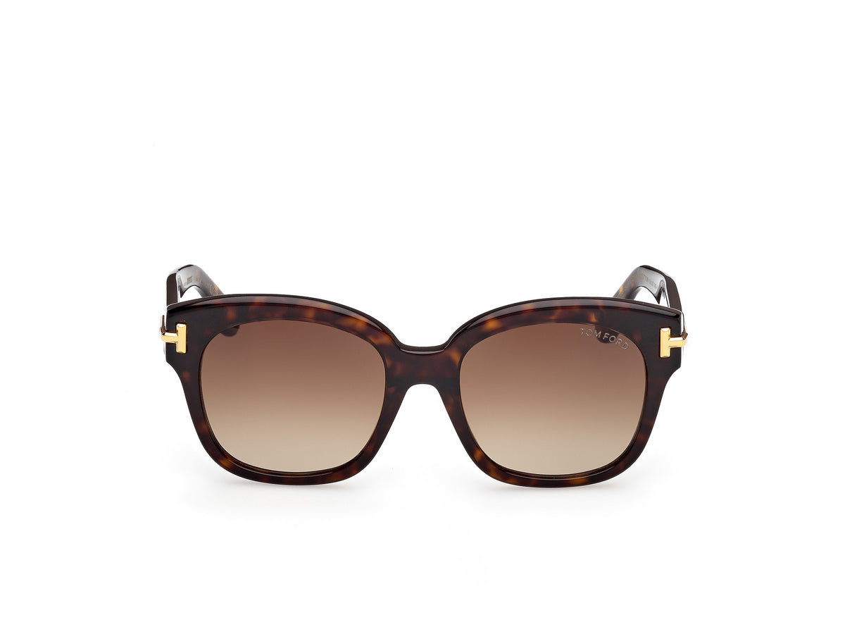 Tom Ford FT123552F55 dark havana / gradient brown