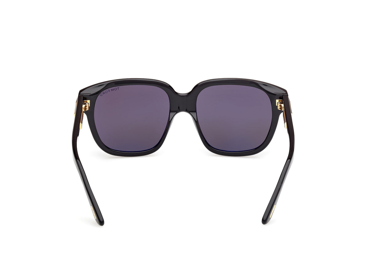 Tom Ford FT1236-F01A58 shiny black  / smoke