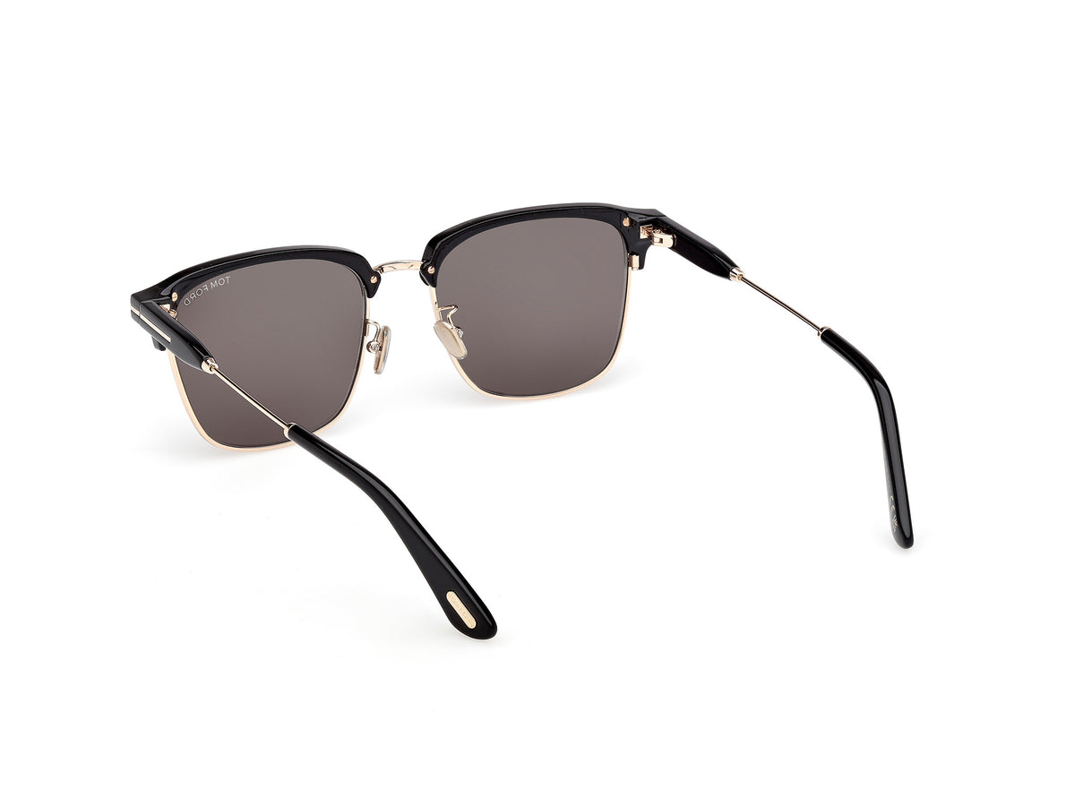 Tom Ford FT1242-K5601A Shiny Black  / Smoke - Blue Star Eyewear