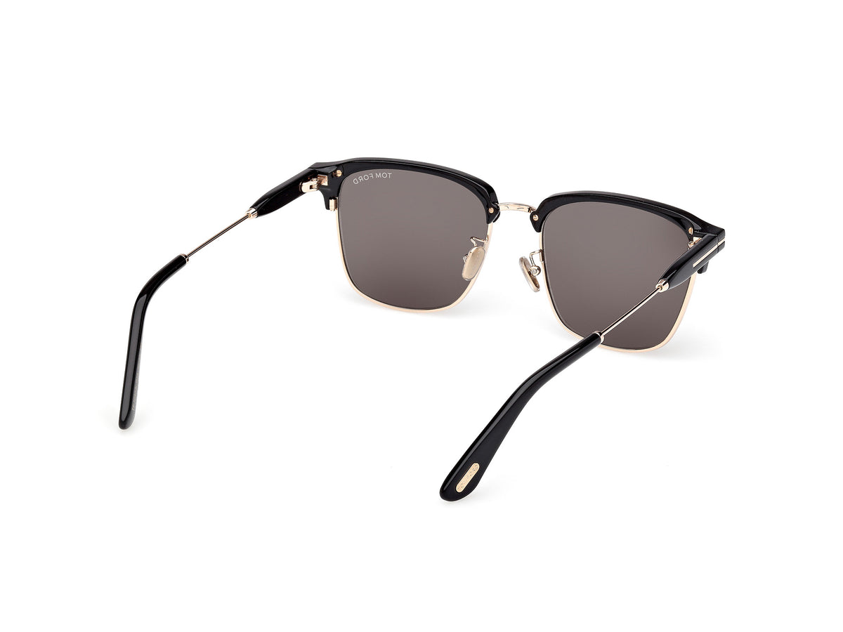 Tom Ford FT1242-K5601A Shiny Black  / Smoke - Blue Star Eyewear