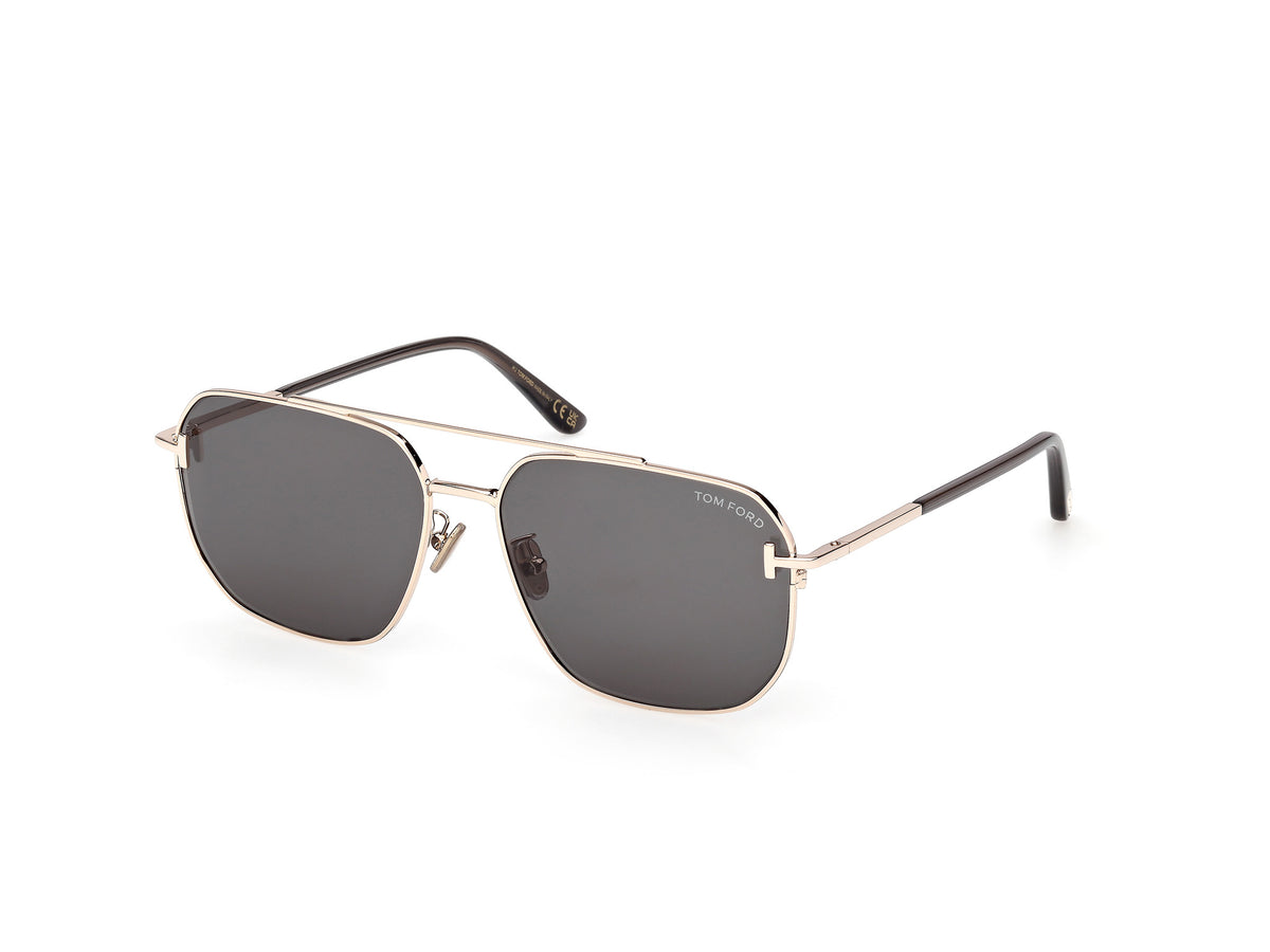 Tom Ford FT1249-K6128N Shiny Rose Gold / Green - Blue Star Eyewear