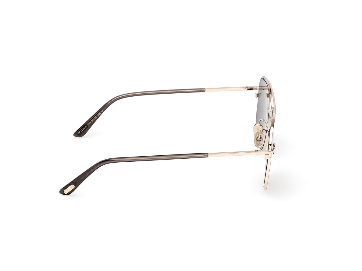 Tom Ford FT1249-K6128N Shiny Rose Gold / Green - Blue Star Eyewear
