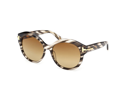 Tom Ford FT125155F57 coloured havana / gradient brown
