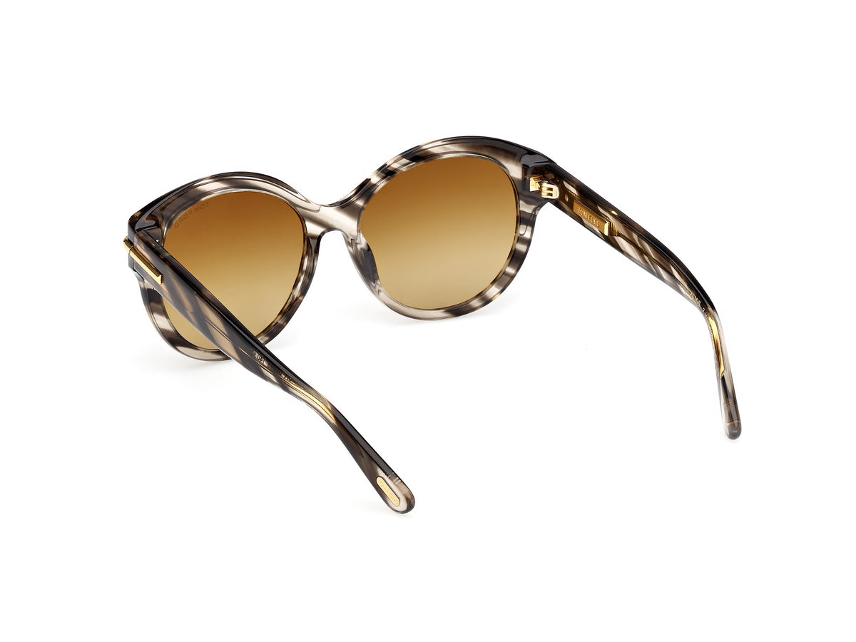 Tom Ford FT125155F57 coloured havana / gradient brown