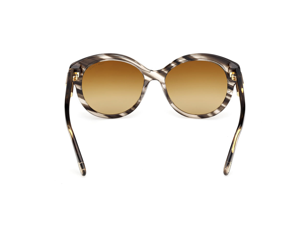 Tom Ford FT125155F57 coloured havana / gradient brown